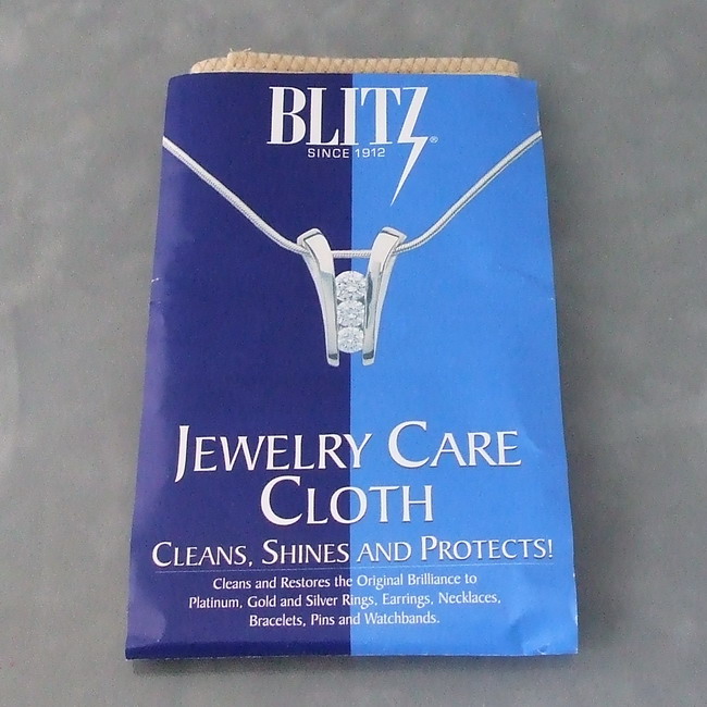 NEWBlitZ Sterling Silver Jewelry Care Polishing Cloth